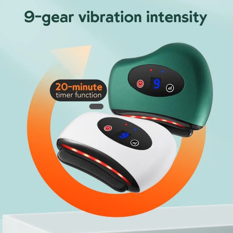 Gua Sha Stein Massagegerät: Elektrisch mit Wärme &amp; Vibration {{ DaniFest }}
