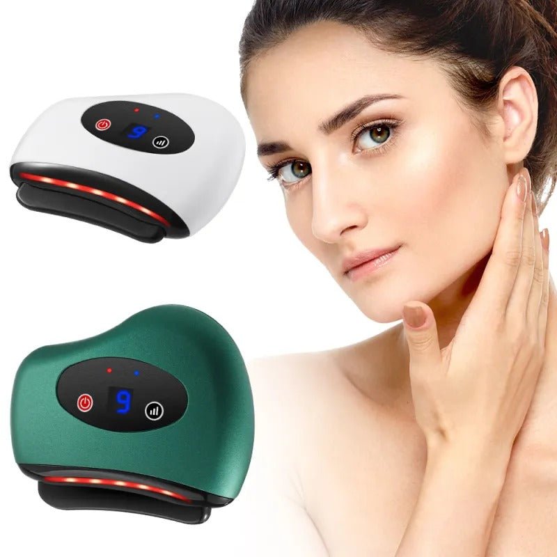 Gua Sha Stein Massagegerät: Elektrisch mit Wärme &amp; Vibration {{ DaniFest }}