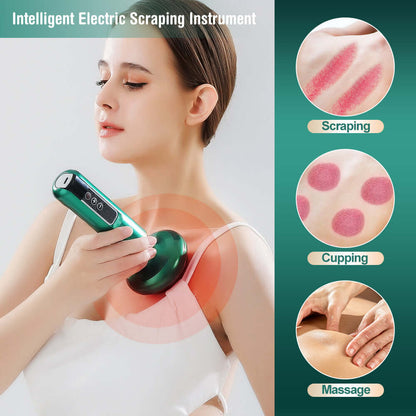 Elektrisches Schröpfgerät mit Wärmefunktion – Vakuum Massagegerät für Körper, Entspannend &amp; Hautpflegend {{ DaniFest }}