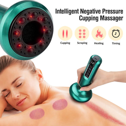 Elektrisches Schröpfgerät mit Wärmefunktion – Vakuum Massagegerät für Körper, Entspannend &amp; Hautpflegend {{ DaniFest }}