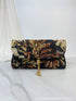 Bestickte Damen-Clutch mit Blumenmotiven {{ Stilwerk }}