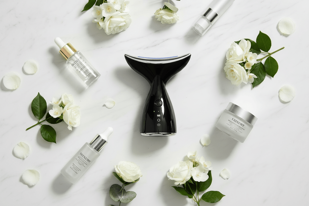 DermaLift Pro™ EMS-Mikrostrom-Gesichts- und Halsstraffungsgerät mit LED-Lichttherapie – Anti-Aging-Hautstraffungs-Massagegerät {{ DaniFest }}