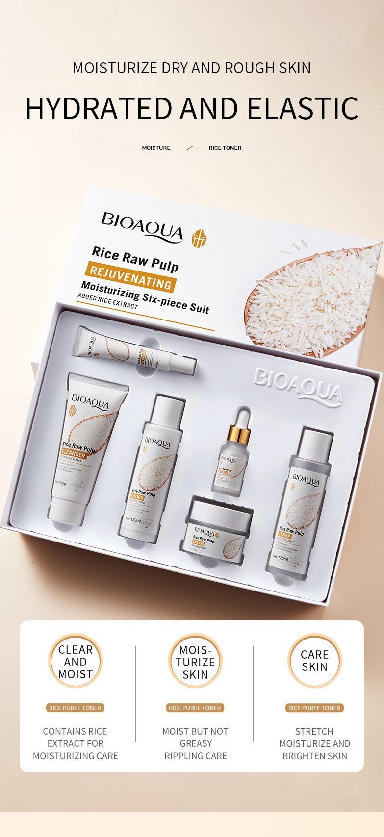 Feuchtigkeitspflege Set – Verpackungsdesign