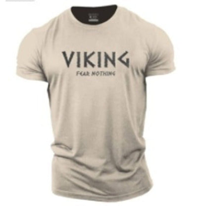 Herren Fitness T-Shirt aus Baumwolle – Atmungsaktives Sportshirt mit Rundhalsausschnitt, Leichtes Trainingsshirt für Gym, Laufen &amp; Freizeit {{ DaniFest }}