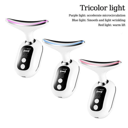 Hals &amp; Gesicht Beauty-Gerät – Mikrostrom &amp; LED Lichttherapie für straffere Haut und jugendliches Aussehen {{ DaniFest }}