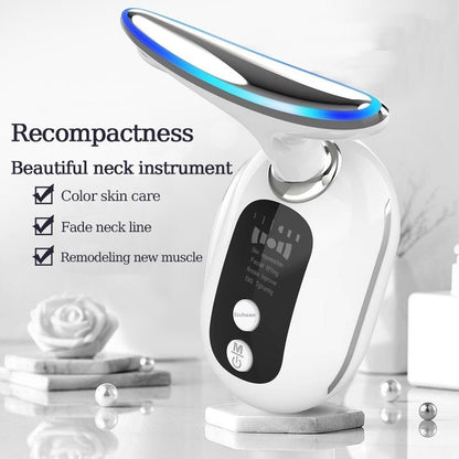 Hals &amp; Gesicht Beauty-Gerät – Mikrostrom &amp; LED Lichttherapie für straffere Haut und jugendliches Aussehen {{ DaniFest }}