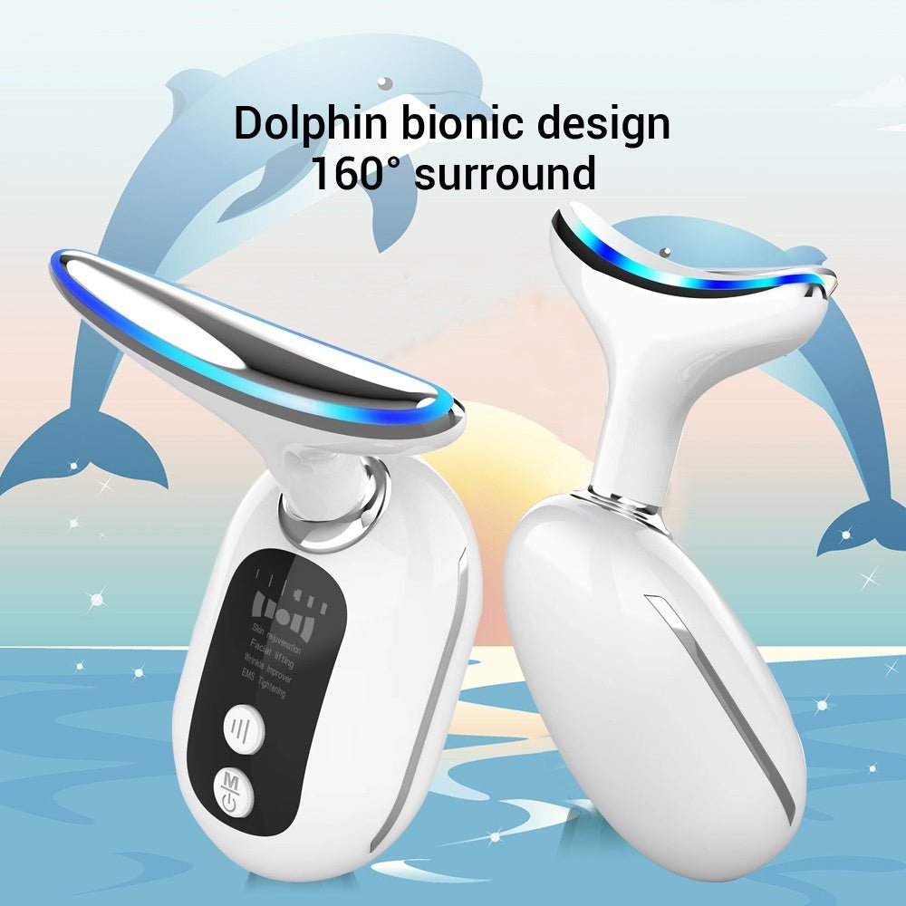 Hals &amp; Gesicht Beauty-Gerät – Mikrostrom &amp; LED Lichttherapie für straffere Haut und jugendliches Aussehen {{ DaniFest }}