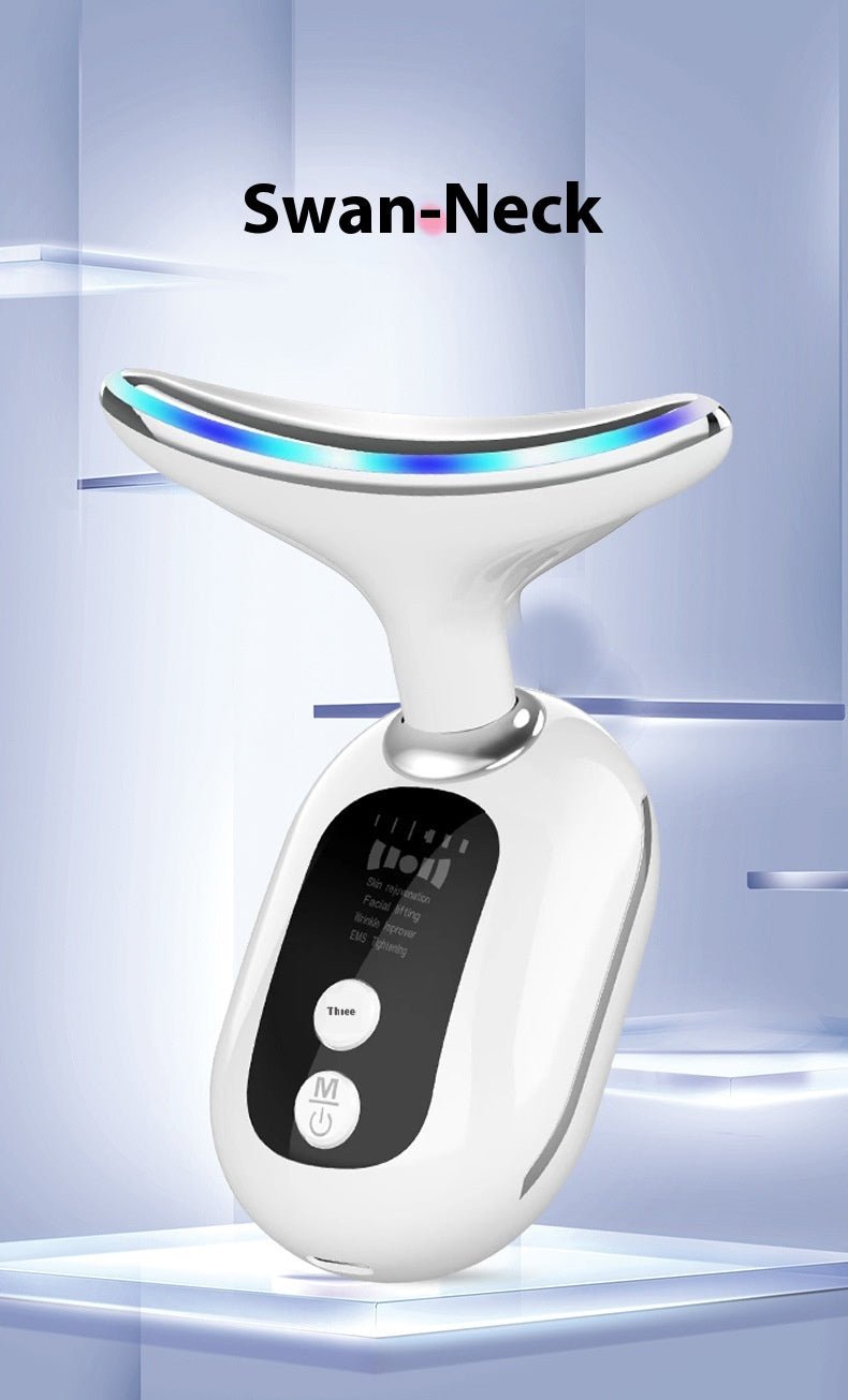 Hals &amp; Gesicht Beauty-Gerät – Mikrostrom &amp; LED Lichttherapie für straffere Haut und jugendliches Aussehen {{ DaniFest }}