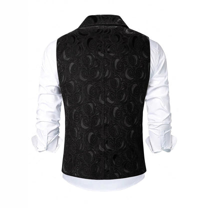Elegante Herren Anzugweste mit Kette – Zweireihige Business Weste für jeden Anlass {{ DaniFest }}