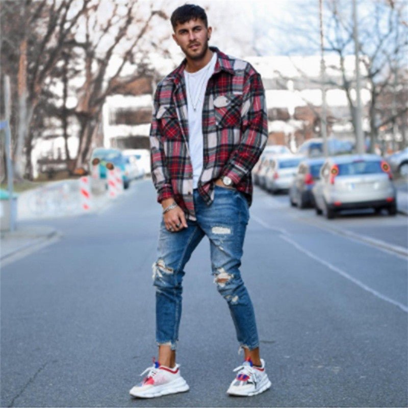 Herren Destroyed Jeans Slim Fit – Ihr Must-Have für Stil und Komfort {{ DaniFest }}