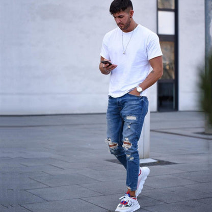 Herren Destroyed Jeans Slim Fit – Ihr Must-Have für Stil und Komfort {{ DaniFest }}