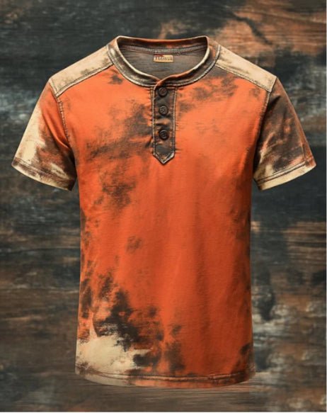 Herren Hip Hop Shirt mit Print – Casual Sports Style mit Knopfleiste {{ DaniFest }}