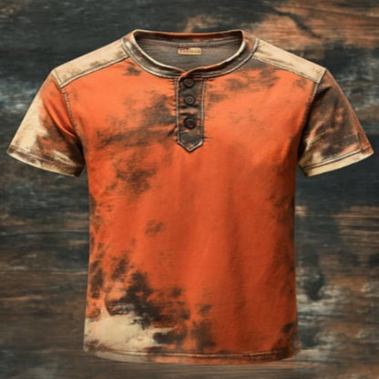 Herren Hip Hop Shirt mit Print – Casual Sports Style mit Knopfleiste {{ DaniFest }}