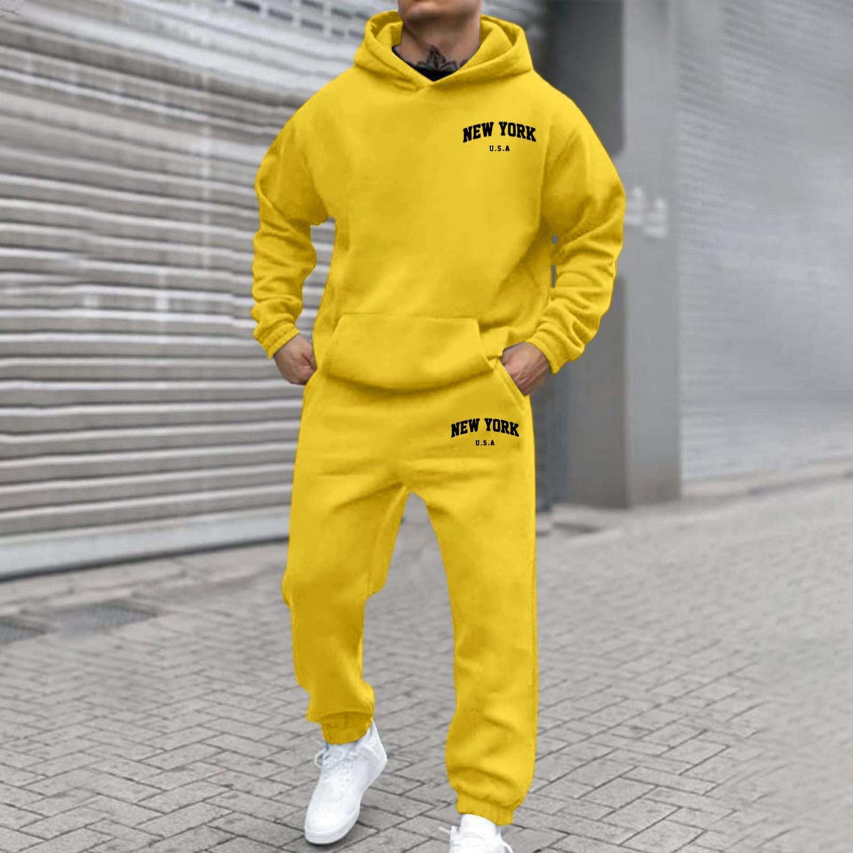 Herren Hoodie Set Fleece – Der stilvolle Trainingsanzug für Sport und Freizeit {{ DaniFest }}
