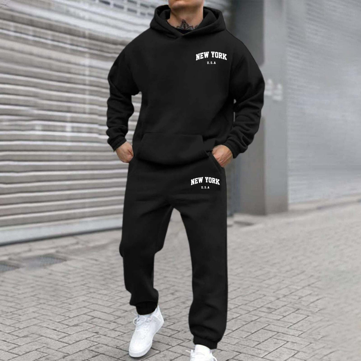 Herren Hoodie Set Fleece – Der stilvolle Trainingsanzug für Sport und Freizeit {{ DaniFest }}