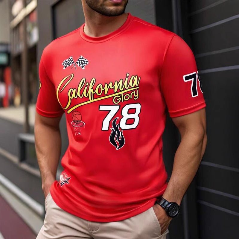 Herren Sommer T-Shirt mit Cartoon-Print – Bequemer Relaxed Fit für jeden Anlass {{ DaniFest }}