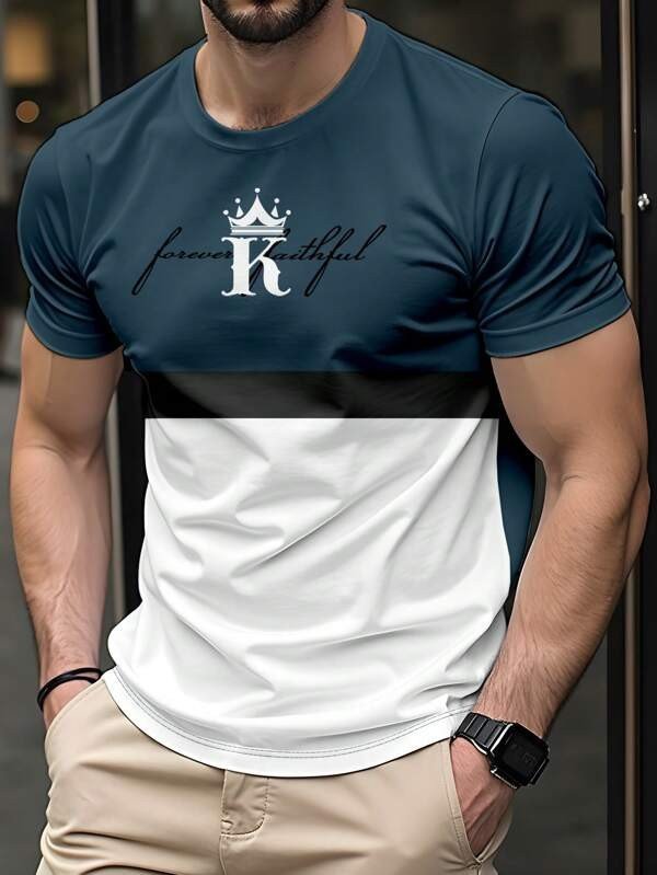 Herren Sommer T-Shirt mit Cartoon-Print – Bequemer Relaxed Fit für jeden Anlass {{ DaniFest }}