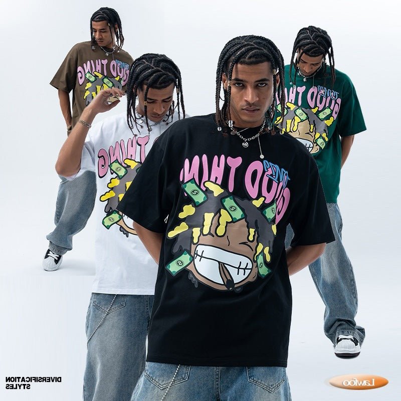 Herren T-Shirt Baumwolle – Streetwear Shirt mit Print, Bequem & Atmungsaktiv {{ DaniFest }}