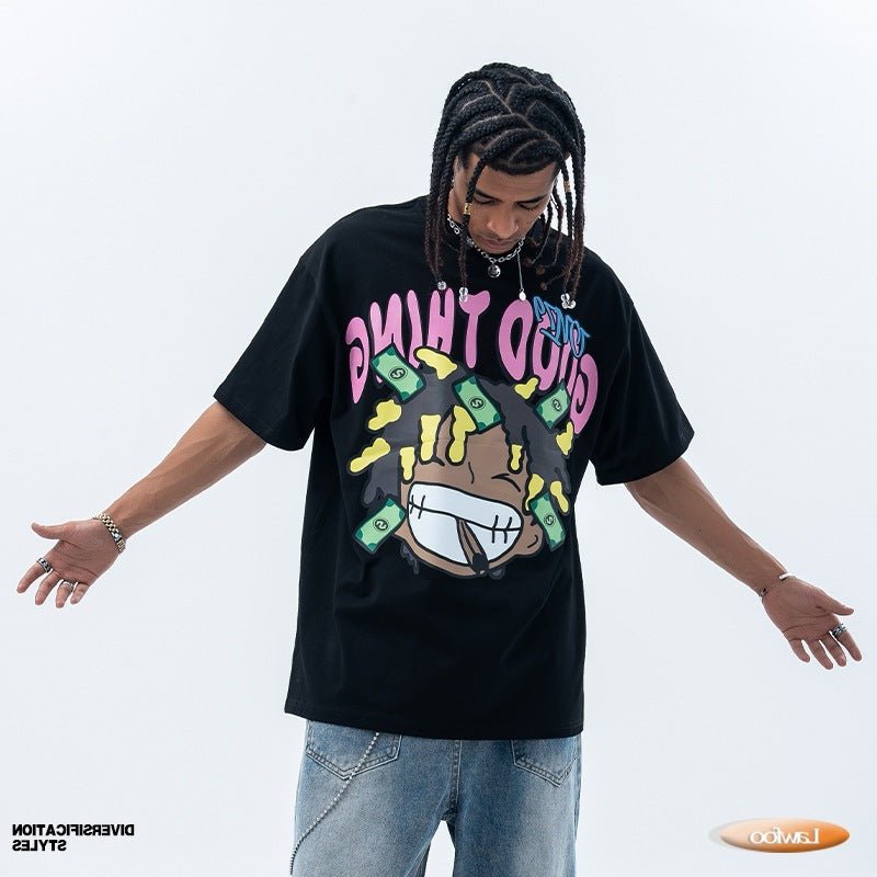 Herren T-Shirt Baumwolle – Streetwear Shirt mit Print, Bequem &amp; Atmungsaktiv {{ DaniFest }}