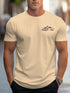 Herren T-Shirt mit Bergmotiv – Bequemes Relaxed Fit Sport Shirt für Outdoor-Abenteuer {{ DaniFest }}