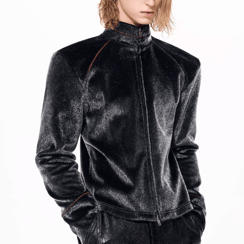 Herren Winterjacke Gefüttert – Warme Jacke mit Kunstfell-Futter, Winddicht &amp; Bequem {{ DaniFest }}