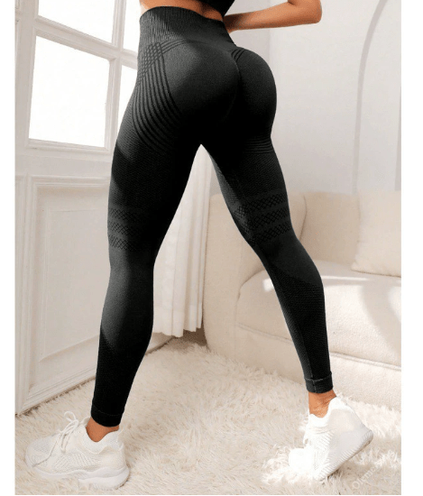 High Waist Yoga Pants in Schwarz, weitere Ansicht