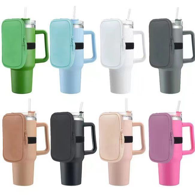 Isolierende Neopren Tassenhülle – Wasserdicht, Wiederverwendbar &amp; 2-in-1 Becherhalter mit Geldfach {{ DaniFest }}