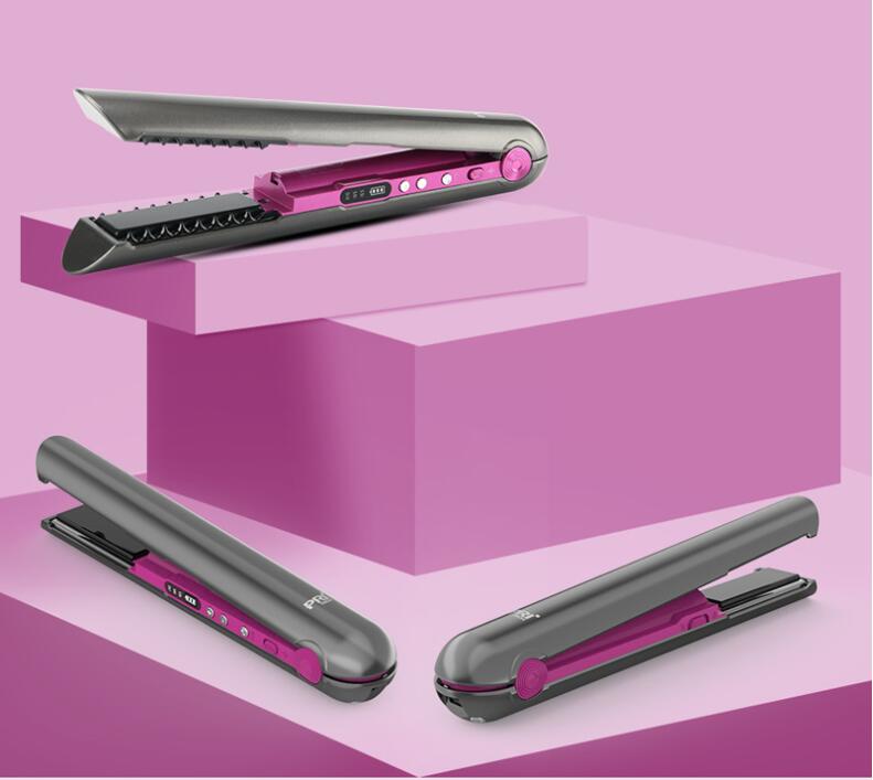 Kabelloser Glättungskamm USB – 2-in-1 Haarglätter &amp; Lockenstyler, Tragbarer Stylingkamm für Glatte Haare &amp; Locken unterwegs {{ DaniFest }}