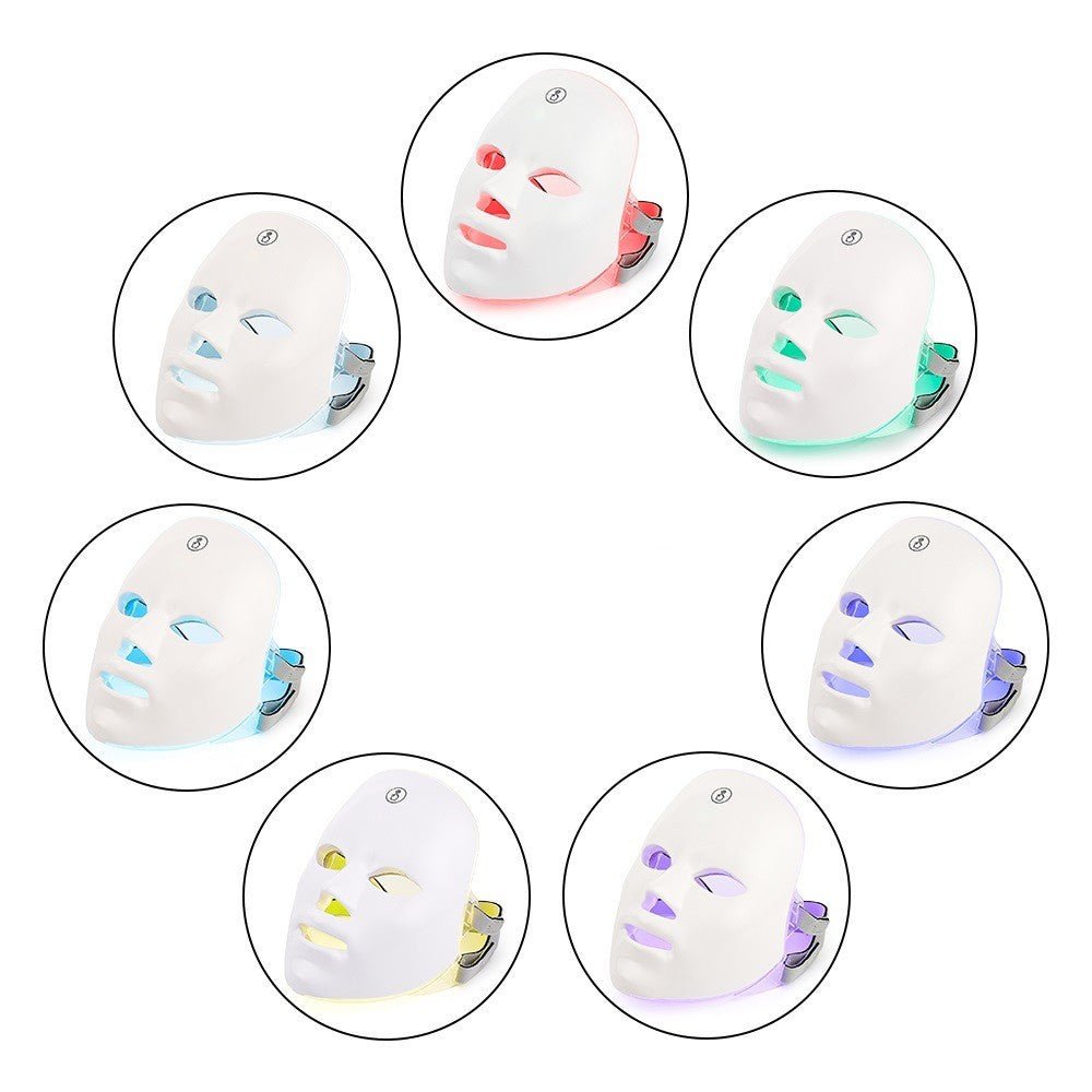 LED Lichttherapie-Maske – 7-farbige Anti-Aging Behandlung {{ Stilwerk }}