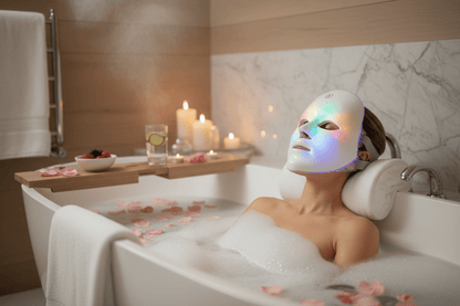 LED Lichttherapie-Maske – 7-farbige Anti-Aging Behandlung {{ Stilwerk }}
