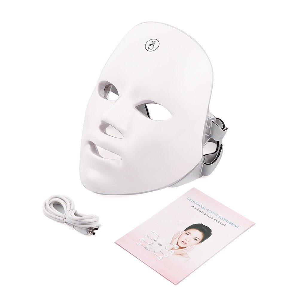LED Lichttherapie-Maske – 7-farbige Anti-Aging Behandlung {{ Stilwerk }}