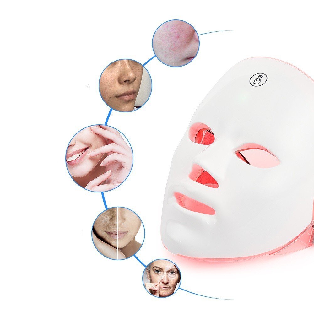 LED Lichttherapie-Maske – 7-farbige Anti-Aging Behandlung {{ Stilwerk }}