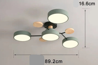 Moderne Macaron Deckenleuchte im Nordic Style {{ DaniFest }}