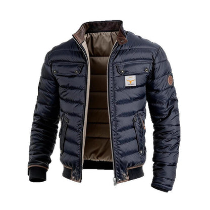 Men’s Winter Puffer Jacket – Insulated Zip-Up Coat with Stand Collar (Warm Lightweight Outdoor Jacket) {{ DaniFest }}