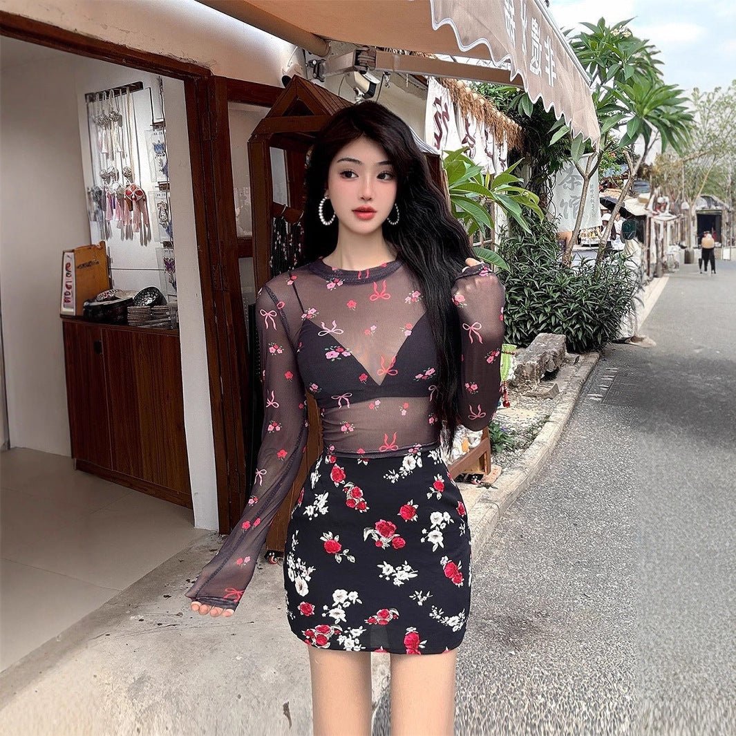 Transparenter Dopamin-Print Damen-Shirt – Dein neuer Lieblingslook für jeden Anlass {{ DaniFest }}
