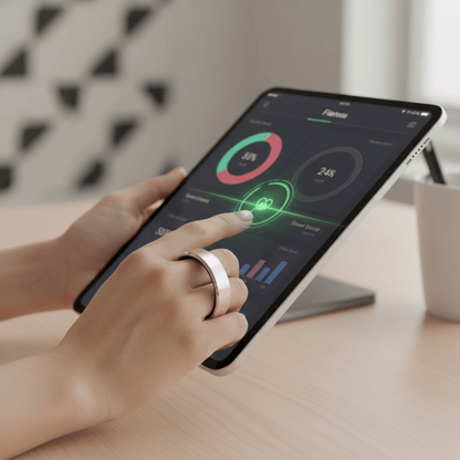 Smarter Bluetooth-Ring R5 in Gold, Ansicht 4