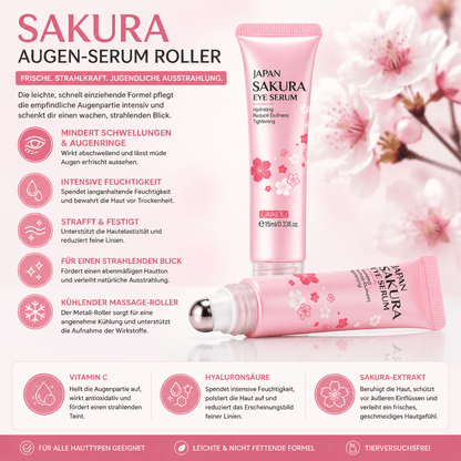 Sakura Augen-Serum Roller – Strahlende Augen ohne Müdigkeit | Vitamin C &amp; Hyaluronsäure {{ DaniFest }}