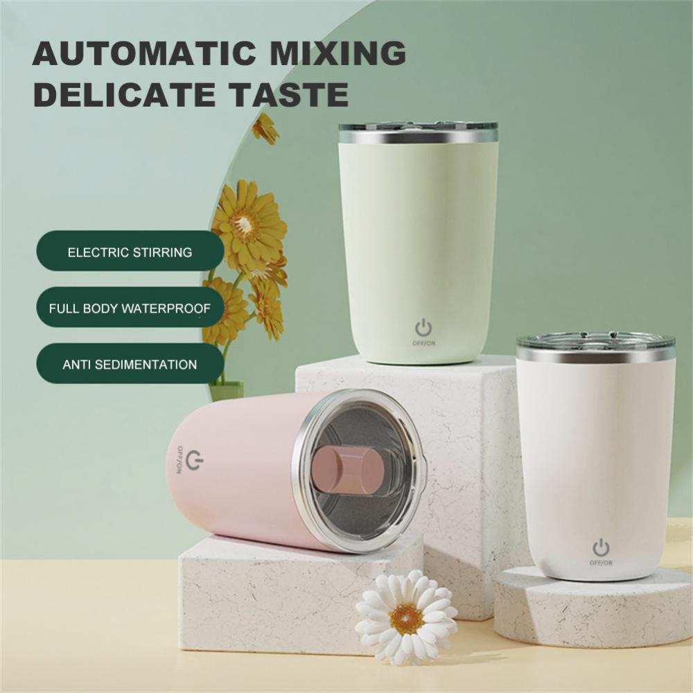 Selbstumrührender Becher 350 ml – Automatischer Mischbecher für Kaffee, Tee &amp; Protein {{ DaniFest }}