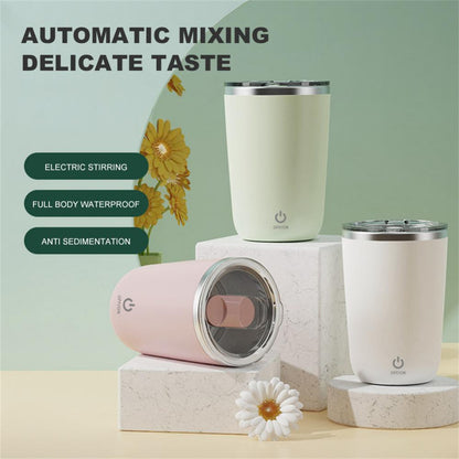Selbstumrührender Becher 350 ml – Automatischer Mischbecher für Kaffee, Tee &amp; Protein {{ DaniFest }}