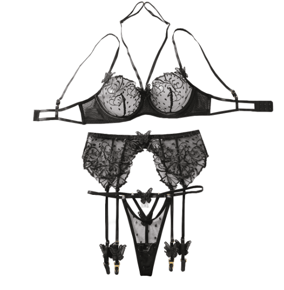 Dessous-Set Damen Spitze – Sexy Lingerie Set mit BH &amp; Slip, Elegant &amp; Bequem {{ DaniFest }}