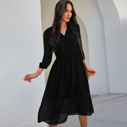Elegantes Tailliertes Chiffon-Kleid für Damen – Der Must-Have Look für Jede Gelegenheit {{ DaniFest }}