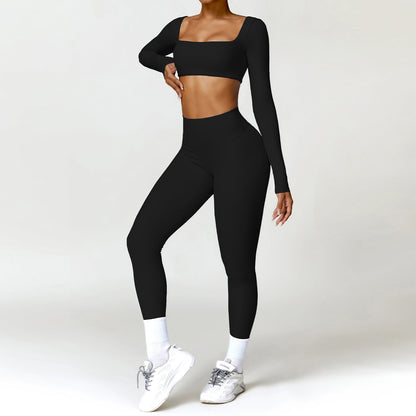 Winter Yoga-Set für Damen – High Waist Schnelltrocknend Lauf- und Fitness-Bekleidung Zweiteiler {{ DaniFest }}
