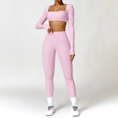 Winter Yoga-Set für Damen – High Waist Schnelltrocknend Lauf- und Fitness-Bekleidung Zweiteiler {{ DaniFest }}