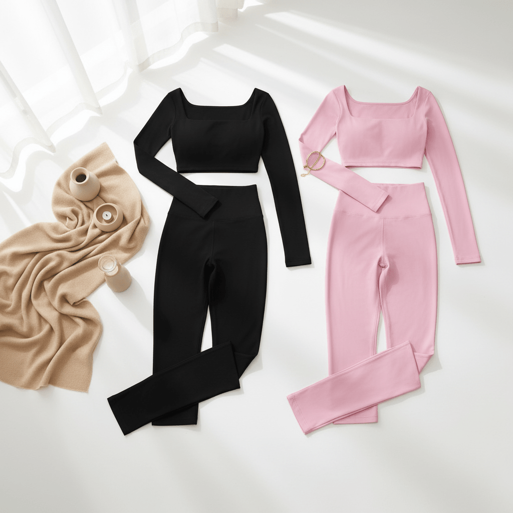 Winter Yoga-Set für Damen – High Waist Schnelltrocknend Lauf- und Fitness-Bekleidung Zweiteiler {{ DaniFest }}